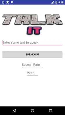 Talk It android App screenshot 1